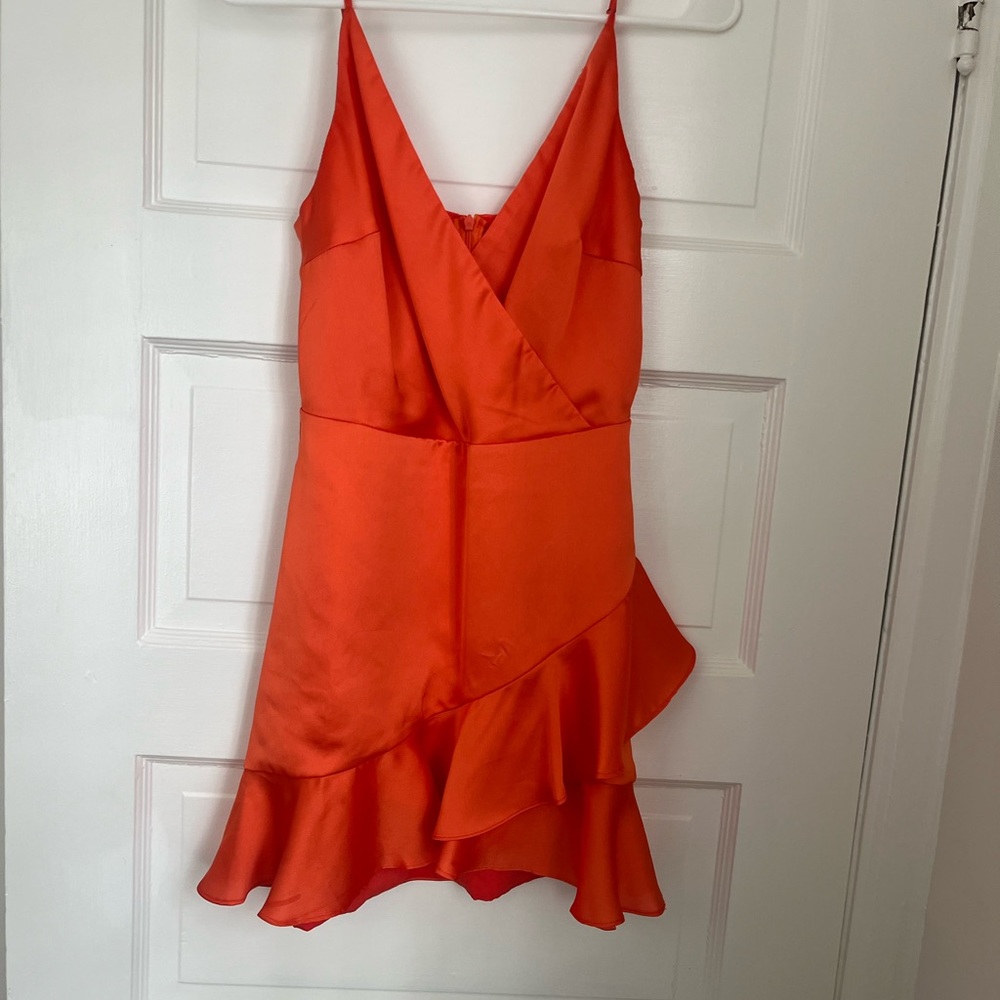 Red/orange dress
